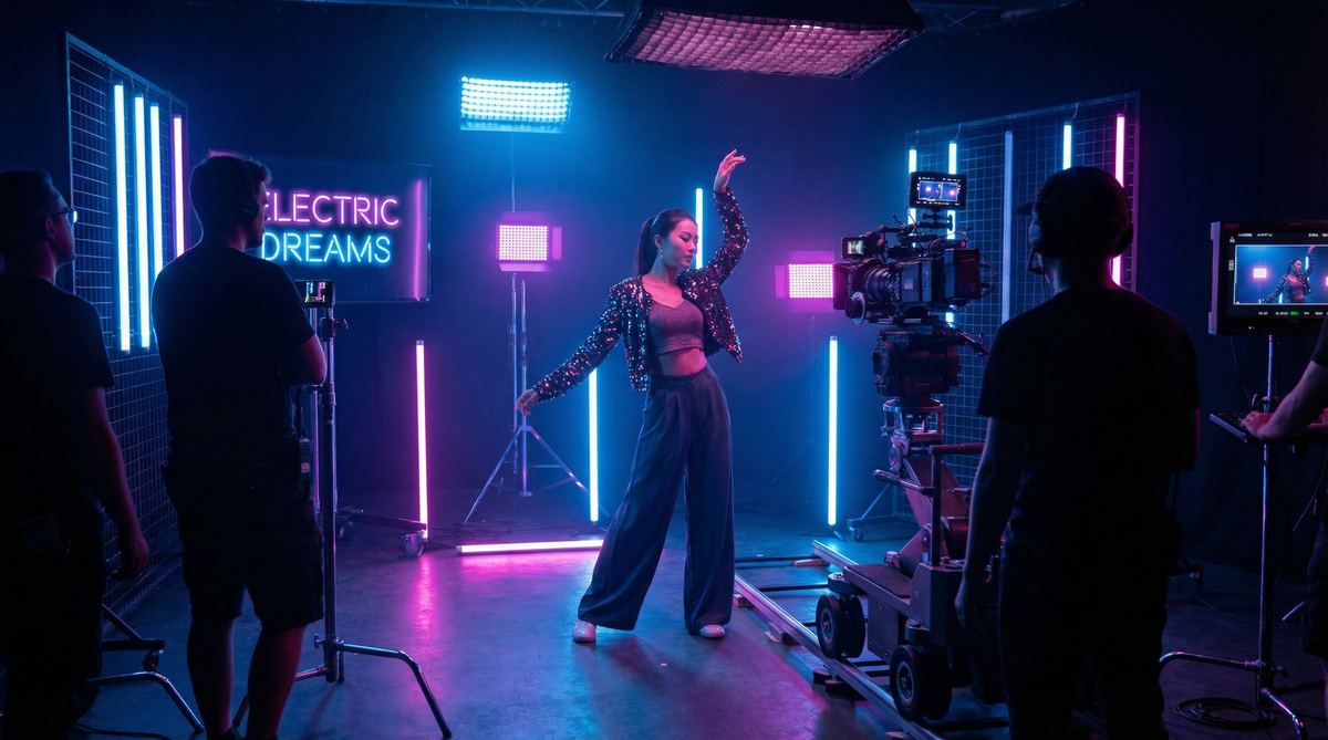 黄色仓库MV拍摄视频